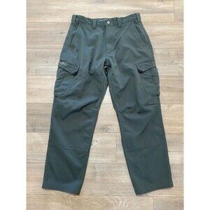 Arborwear Ground Flex Mens 34X30 Pants Dark Green Cargo Nylon Outdoor Workwear